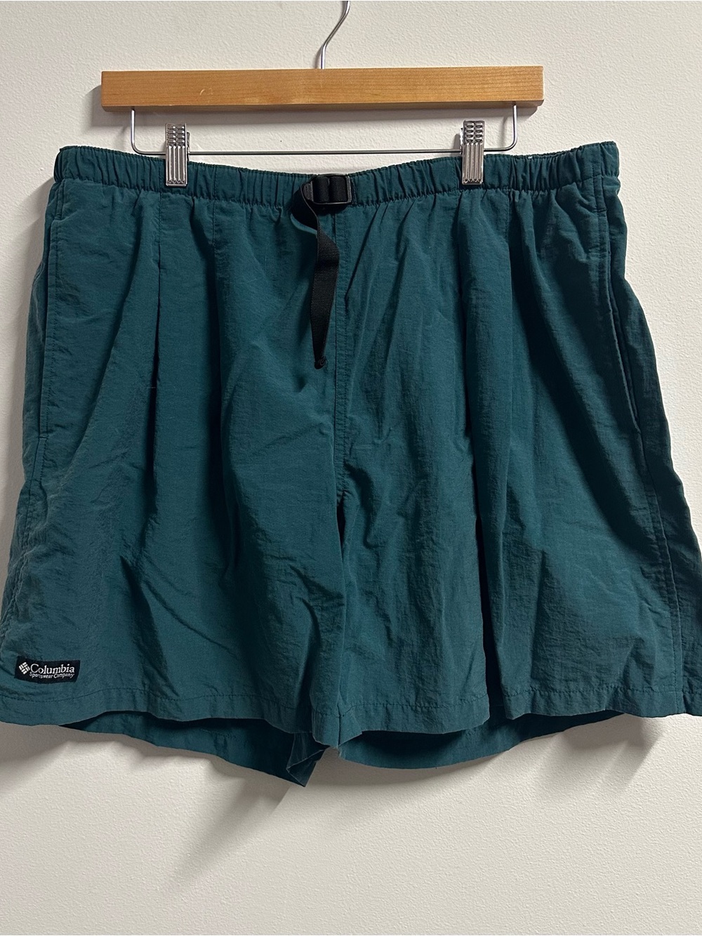 Vintage Columbia Sportswear Swim Trunks Teal Mens XL